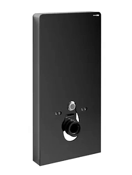 Пристенный модуль системы инсталляции WasserKRAFT 86 для унитазов, сенсор, черный 86TLT.040.SE.BL