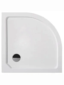 Душевой поддон из стеклокомпозита CEZARES (800х800х150) полукруглый TRAY-SMC-R-80-550-150-W белый