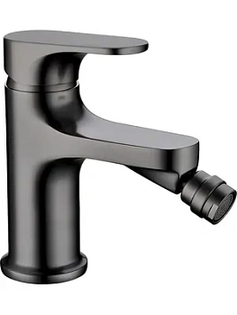 Смеситель Boheme 456-GM для биде, на 1 отверстие, однозахватный, графит