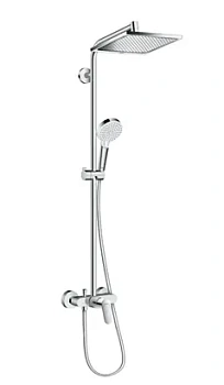 Душевая система Hansgrohe E 240 Showerpipe со смесителем д/душа, верхний и руч.душ 27284000