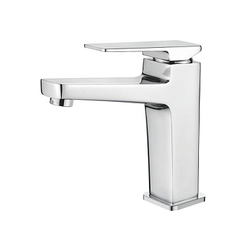 Смеситель Ledeme Н78 для раковины, фиксированный излив, однозахватный, хром L1078