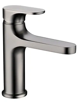 Смеситель Boheme 451-GM для раковины, на 1 отверстие, однозахватный, графит