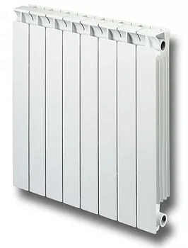 Радиатор биметаллический GLOBAL 500 ВШГ:575х80х80 168 Ватт (1 секция)