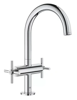 Смеситель Grohe 21019003 для умывальника двухрычажный, L-Size, хром