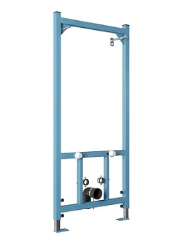 Инсталляция Aqueduto для подвесного биде, без клавиши смыва, сталь, синий TEC02