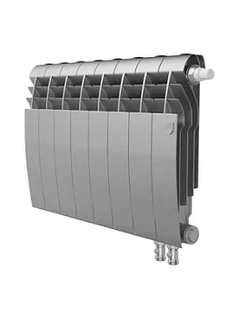 Радиатор биметаллический 8 секций ROYAL THERMO 350 Silver Satin VR80, 960Вт, НС-1506301