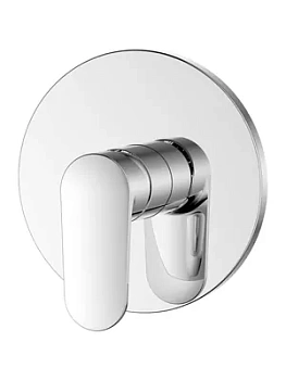 Смеситель для душа Aquatek AQ1866CR встраиваемый, однозахватный, цвет: хром