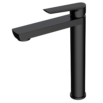 Смеситель для раковины ESKO Black LG25B однозахватный, фиксированный излив, черный