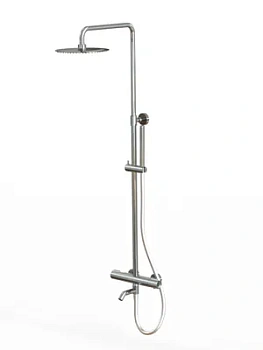 Душевая система Paini 78CR687THSSD250F1B термостат, поворотный излив, верхний/ручной душ, хром