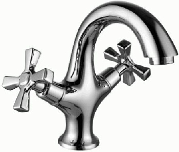 Смеситель для раковины Lemark LM2506C двухзахватный, хром