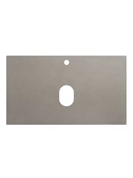 Столешница BelBagno (816x468х10) керамогранит,с отв. под смеситель, Cemento KEP-80-CEM