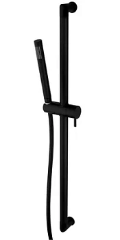 Душевой комплект Bossini Zen штанга,лейка, шланг 150см, черный матовый D74201T00073013