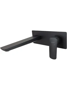 Смеситель для раковины Aquatek AQ1013MB встраиваемый, однозахватный, излив 193мм, черный мат