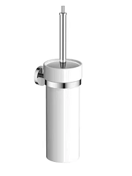 Ершик для унитаза Aquatek AQ4610CR подвесной, керамический стакан, цвет: хром