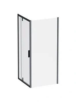 Душевое ограждение AM.PM (900х1950) W90G-404-9090-BT без поддона, черный матовый