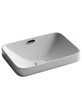 Раковина накладная Ceramicanova 460х330х170 прямоугольная, без перелива, белый CN6078