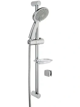 Душевой набор Vitra штанга и ручной душ 3-режимный A45680WSA