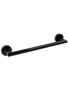 Полотенцедержатель Bemeta 104204010 настенный, 300 мм, цвет: черный матовый