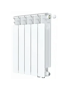 Радиатор биметаллический Rifar Ventil BVR 500 нижнее правое подключение, 5 секции, 985 Вт