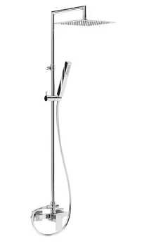 Душевая система CEZARES -CD-01 смеситель для душа, верхний и ручной душ, хром