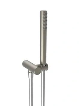 Душевой комплект Paini ручной душ,шланговое подключение с держателем,брашированный никель 53PW440TT