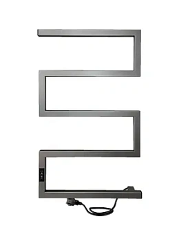 Полотенцесушитель Indigo (electrо) б/п 800х500 скр. провод справа, графит металлик