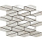 Impronta italgraniti Lux Experience MW03MESAM Helsinki White Mosaico Esagona Allungato Mix 25,5x29,5