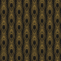 Art-Deco Black Daiquiri Natural 29.75x29.75