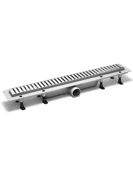 Душевой лоток PLASTBRNO L=400мм, решетка из нерж. стали , SZA3400