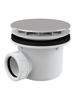 Сифон для душевого поддона Alcaplast A49CR пластик/хром, вых. 40