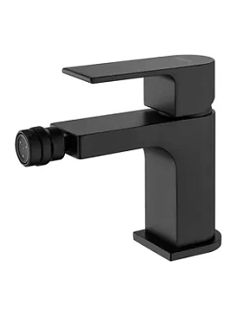 Смеситель для биде Aquatek AQ1418MB однозахватный, низкий излив 88мм, цвет: черный матовый