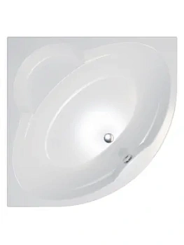 Ванна угловая Triton (1500х1500) без каркаса, со сливом-переливом V81+CK60PF