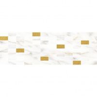 Aragon Decor Mosaic White Gold Glossy 20*60