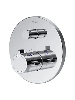 Смеситель AM.PM для ванны/душа, встраиваемый, термостатический, 2 потребителя, хром F85A45600