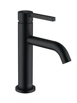 Смеситель KLUDI Pura для умывальника, излив 100мм, дон.клапан, черный мат. 202883915