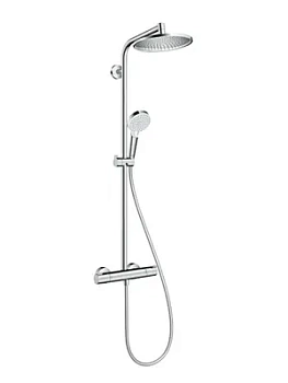 Душевая система Hansgrohe S 240 Showerpipe с термостатом д/душа, верхний и руч.душ 27267000