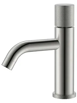 Смеситель Boheme 121-NB.4 для раковины, на 1 отверстие,однозахватный,ручка spirale,никель браш