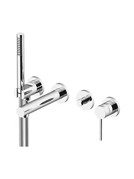 Смеситель GATTONI 9005/90CO для ванны/душа, встраиваемый, хром