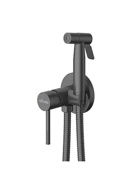 Смеситель CEZARES -DIF-NOP с гигиеническим душем,однозахватный,черный матовый