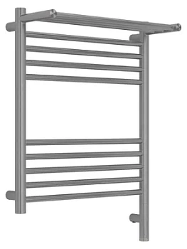 СУНЕРЖА с полкой Полотенцесушитель 600х500 сатин МЭМ правый 071-6007-6050