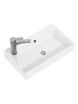 Раковина мебельная Jorno 55 (550х330х150) фаянс, белая 17055-KL