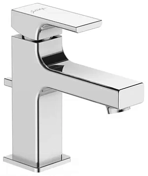 Смеситель Jacob Delafon для умывальника, однозахватный, донный клапан, излив 76мм E8776-CP