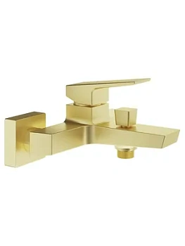 Смеситель для ванны/душа Aqueduto CLA0650 настенный, однозахватный, излив 159мм, золото шлиф