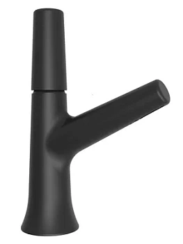 Смеситель для раковины CISAL VI00051440 однорычажный, донный клапан, черный матовый