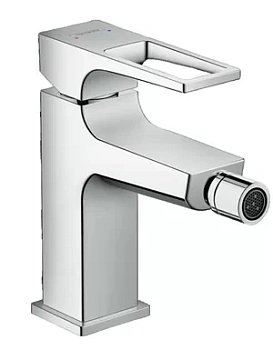 Смеситель Hansgrohe 74520000 для биде однорычажный с донным клапаном, ручка-петля, хром