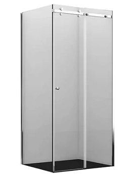 Душевой уголок WasserKRAFT 1000x1000x2000 стекло прозрачное/профиль хром 56R19