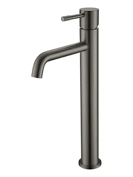 Смеситель Boheme 462-GM для раковины, на 1 отверстие, однозахватный, графит