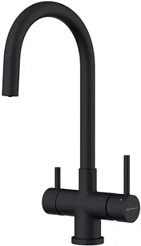 Смеситель для мойки Omoikiri GB нержав.сталь, с краном для питьевой воды, цвет графит 4994354