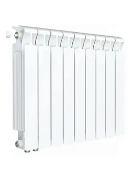 Радиатор биметаллический RIFAR Ventil MVR 500 9 секций, нижнее левое подключение, 50мм R-MN-500-09-VL