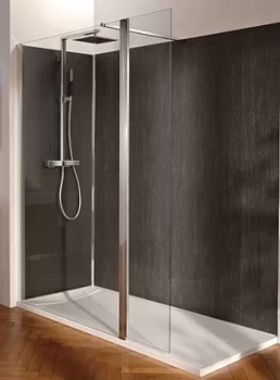 Душевая стенка Jacob Delafon (1000х2000) с боковой поворотной панелью, стекло прозрач/хром